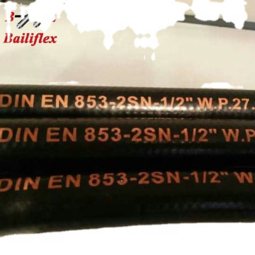 SAE Standard  tractor MSHA approved 2 wire hydraulic hoses DN10